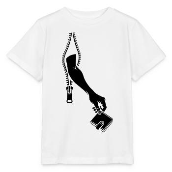 pickpocket - T-shirt bio MINI CREATOR Stanley/Stella Enfant - blanc - Devant - Maike (125cm)