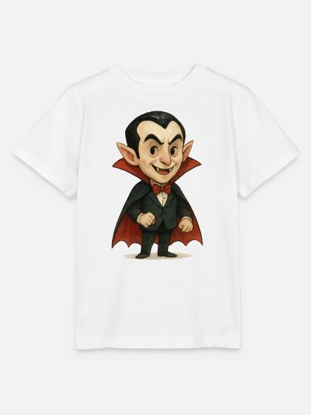 Vampir Comic - Stanley/Stella Kinder T-Shirt MINI CREATOR  - Weiß