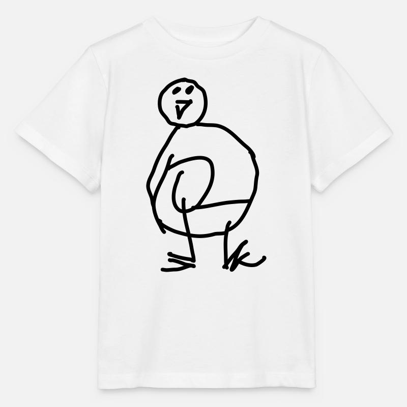 Kritzel Pinguin - Stanley/Stella Kinder T-Shirt MINI CREATOR - Weiß