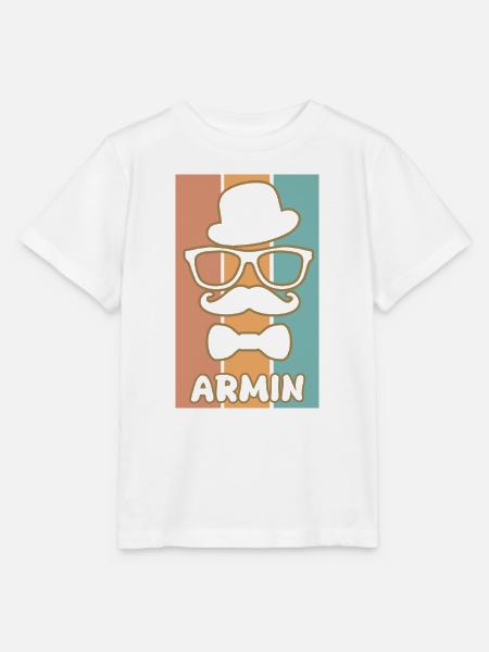 Armin als Name - Stanley/Stella Kinder T-Shirt MINI CREATOR  - Weiß
