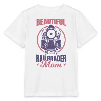 Eisenbahner Mama - Stanley/Stella Kinder T-Shirt MINI CREATOR  - Weiß - Vorne - Maike (125cm)