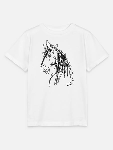 trans_pferd - Stanley/Stella Kinder T-Shirt MINI CREATOR - Weiß