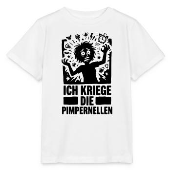 Pimpernellen Stressiger Tag Arbeit Büro Alltag - Stanley/Stella Kinder T-Shirt MINI CREATOR  - Weiß - Vorne - Maike (125cm)