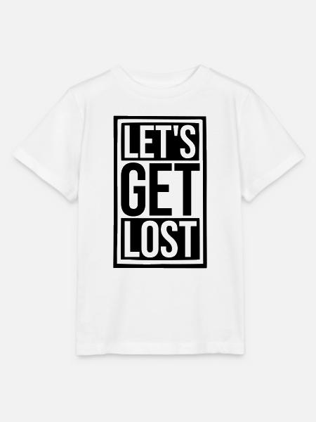 Lets Get Lost - Stanley/Stella Kinder T-Shirt MINI CREATOR  - Weiß