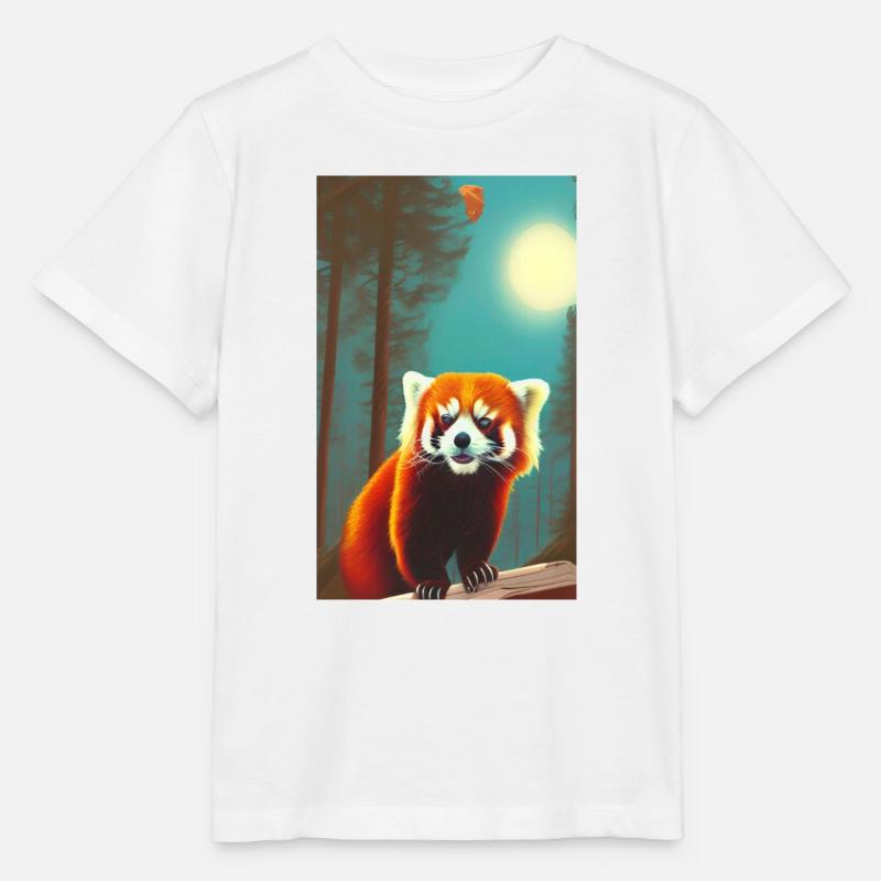 Red Panda Roter Panda, Katzenbär Feuerfuchs - Stanley/Stella Kinder T-Shirt MINI CREATOR  - Weiß