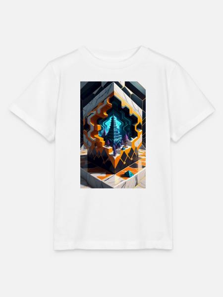 Kosmische Elemente - Stanley/Stella Kinder T-Shirt MINI CREATOR  - Weiß