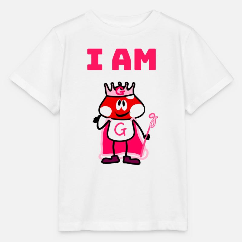 I AM G - Stanley/Stella Kinder T-Shirt MINI CREATOR - Weiß
