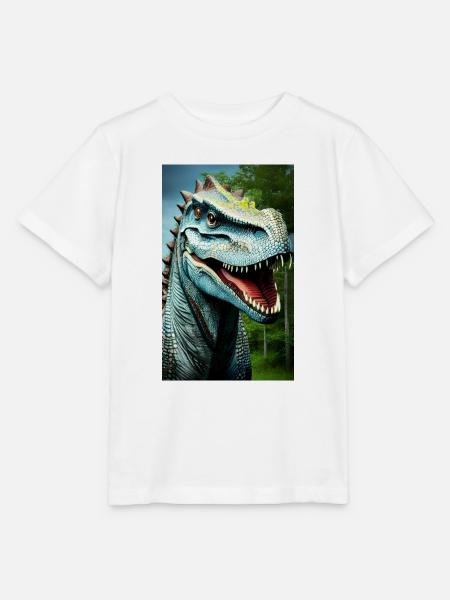 Dinosaurier | T-Rex | Tyrannosaurus - Stanley/Stella Kinder T-Shirt MINI CREATOR  - Weiß