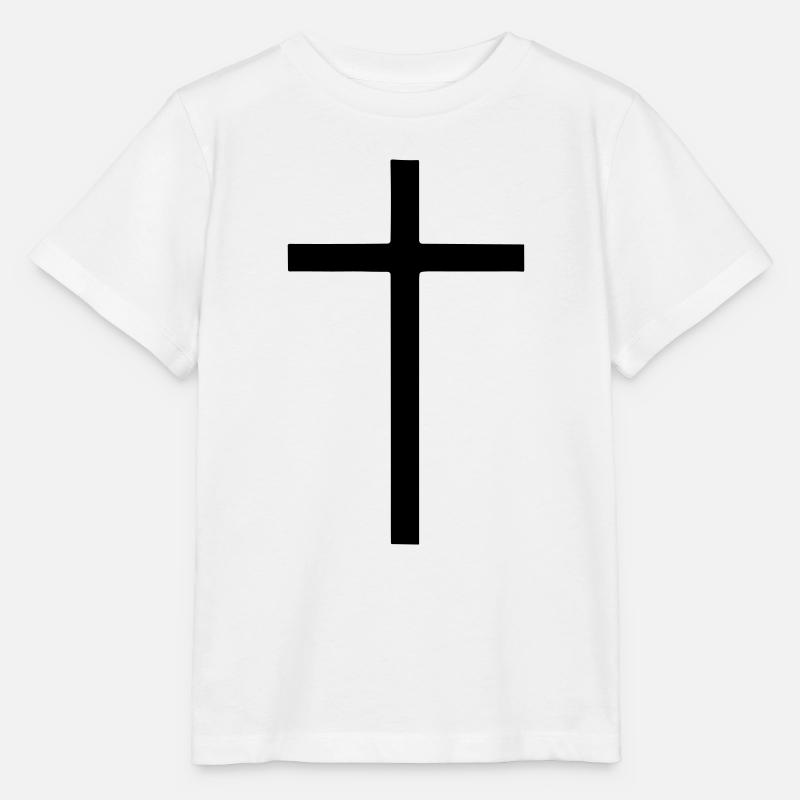 Croix jesus - T-shirt bio MINI CREATOR Stanley/Stella Enfant - blanc