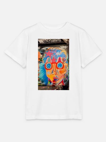 Graffity Explorer - Stanley/Stella Kinder T-Shirt MINI CREATOR  - Weiß