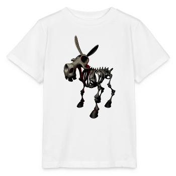 Dens âne - âne de l'enfer - T-shirt bio MINI CREATOR Stanley/Stella Enfant - blanc - Devant - Maike (125cm)