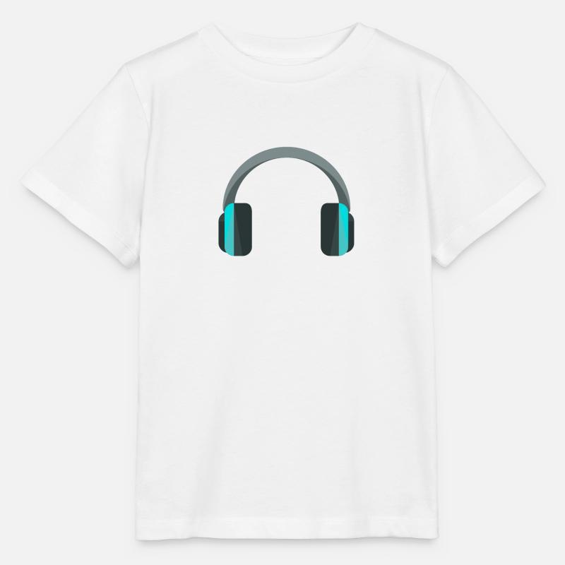 Écouteurs - T-shirt bio MINI CREATOR Stanley/Stella Enfant - blanc