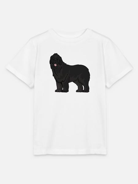 Neufundländer Hund - Stanley/Stella Kinder T-Shirt MINI CREATOR  - Weiß