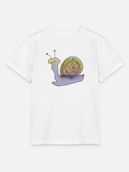 Cool Snail - Stanley/Stella Kinder T-Shirt MINI CREATOR - Weiß