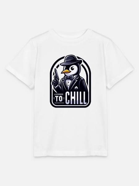 Licensed to Chill - Stanley/Stella Kinder T-Shirt MINI CREATOR  - Weiß