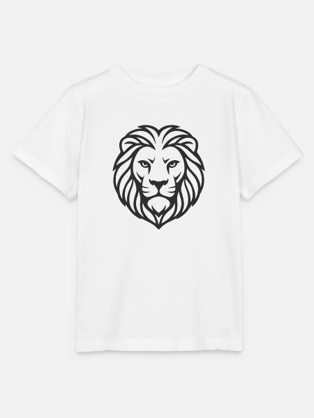 Löwenkopf-Logo-Symbol - Stanley/Stella Kinder T-Shirt MINI CREATOR  - Weiß