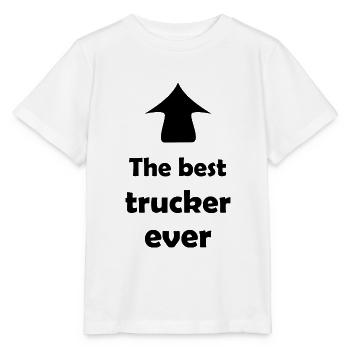 LKW Fahrer und Trucker - Stanley/Stella Kinder T-Shirt MINI CREATOR  - Weiß - Vorne - Maike (125cm)