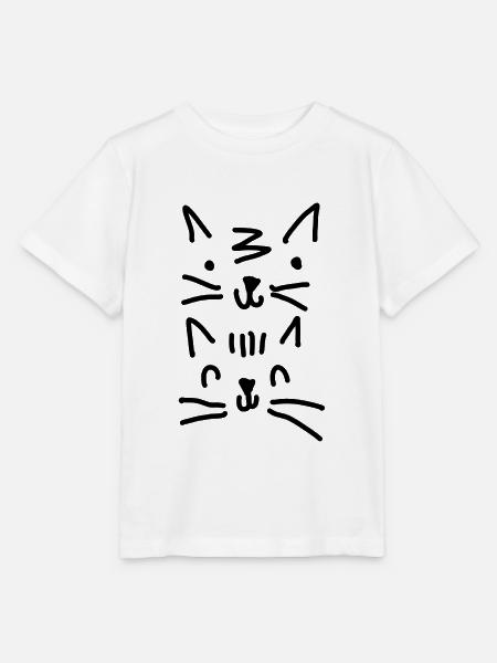 kawai kätzchen - Stanley/Stella Kinder T-Shirt MINI CREATOR - Weiß
