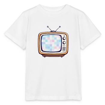Retro TV - Stanley/Stella Kinder T-Shirt MINI CREATOR  - Weiß - Vorne - Maike (125cm)