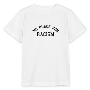 No place for racism - T-shirt bio MINI CREATOR Stanley/Stella Enfant - blanc - Devant - Maike (125cm)