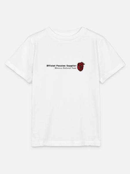 Marokko Fanshirt “Leidenschaft & Herz” - Stanley/Stella Kinder T-Shirt MINI CREATOR - Weiß