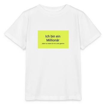 Millionär - Stanley/Stella Kinder T-Shirt MINI CREATOR  - Weiß - Vorne - Maike (125cm)