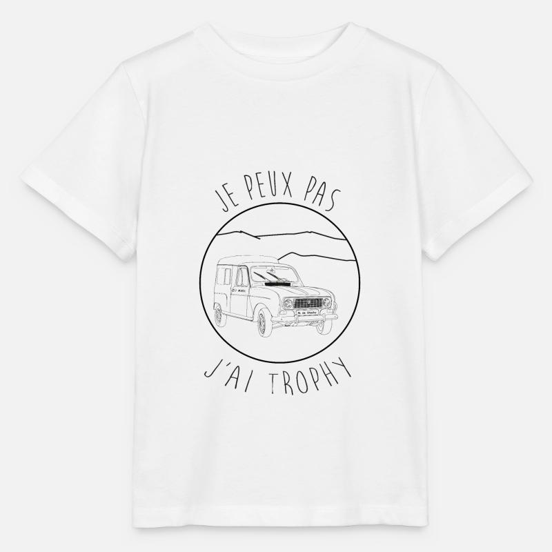 Je peux pas, j'ai Trophy - T-shirt bio MINI CREATOR Stanley/Stella Enfant - blanc