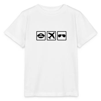 Pilot - Stanley/Stella Kinder T-Shirt MINI CREATOR  - Weiß - Vorne - Maike (125cm)