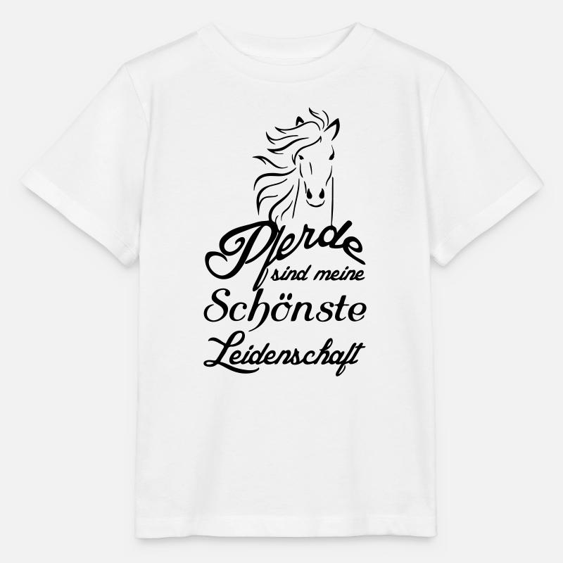Pferde Pferd Reiten Reiter Liebe Geschenk - Stanley/Stella Kinder T-Shirt MINI CREATOR  - Weiß