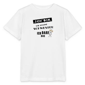 little sister - Stanley/Stella MINI CREATOR Kids’ T-Shirt - white - Front - Maike (125cm)