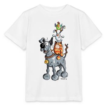 Lustige Rasselbande - Stanley/Stella Kinder T-Shirt MINI CREATOR  - Weiß - Vorne - Maike (125cm)