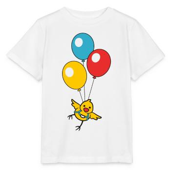 Poussin ballon - T-shirt bio MINI CREATOR Stanley/Stella Enfant - blanc - Devant - Maike (125cm)