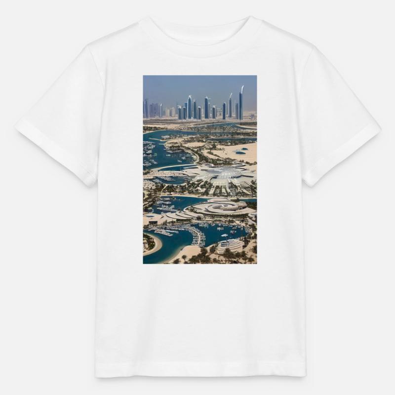 Abu Dhabi Abu Dhabi - Stanley/Stella MINI CREATOR Kids’ T-Shirt - white