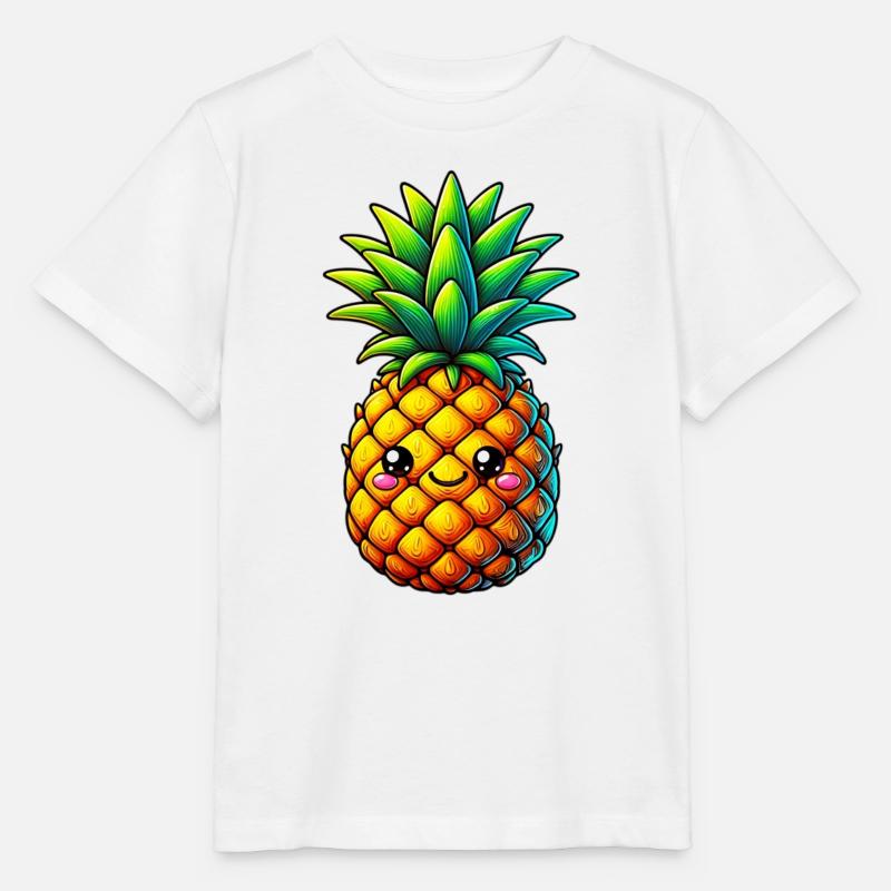 Pineapple - Stanley/Stella MINI CREATOR Kids’ T-Shirt - white