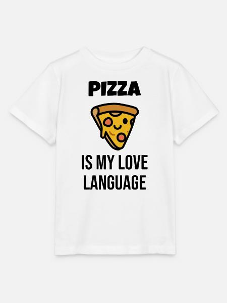 Pizzastück Charakter - Stanley/Stella Kinder T-Shirt MINI CREATOR  - Weiß