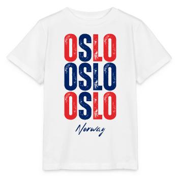 Oslo Norwegen, Souvenir von Oslo - Stanley/Stella Kinder T-Shirt MINI CREATOR  - Weiß - Vorne - Maike (125cm)