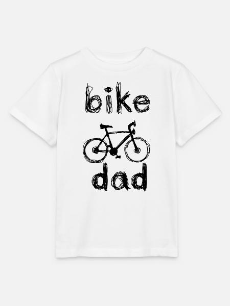 bike dad - Stanley/Stella Kinder T-Shirt MINI CREATOR - Weiß