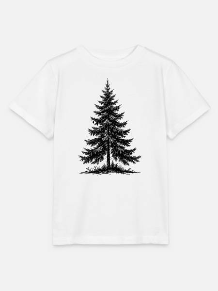 Tanne - Stanley/Stella Kinder T-Shirt MINI CREATOR - Weiß
