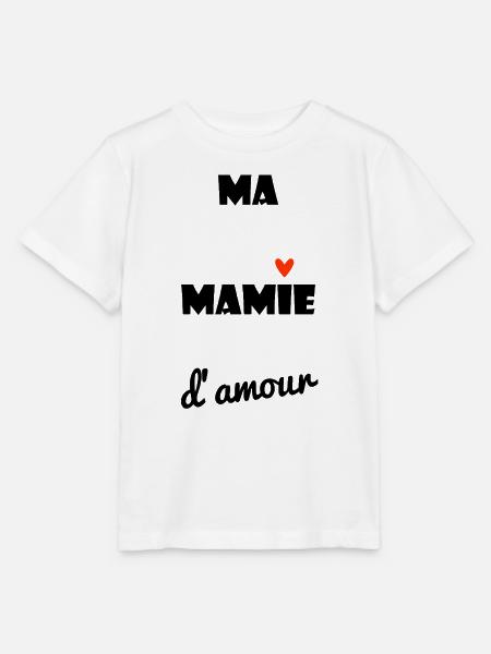 MEINE LIEBE GROSSMUTTER - Stanley/Stella Kinder T-Shirt MINI CREATOR  - Weiß