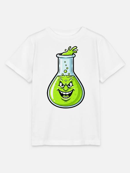 Grinsender Grüner Trank - Stanley/Stella Kinder T-Shirt MINI CREATOR  - Weiß