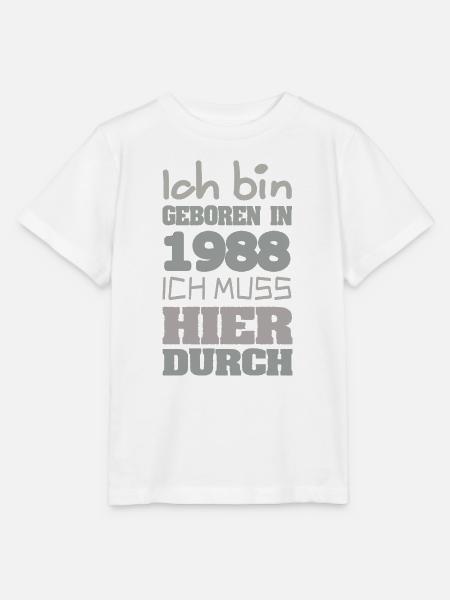 1988 - Stanley/Stella Kinder T-Shirt MINI CREATOR  - Weiß