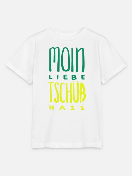moin liebe tschüss hass - Stanley/Stella Kinder T-Shirt MINI CREATOR - Weiß
