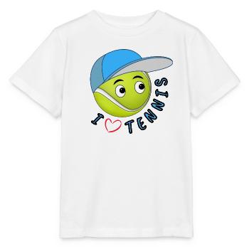 Ich liebe Tennis - Stanley/Stella Kinder T-Shirt MINI CREATOR  - Weiß - Vorne - Maike (125cm)