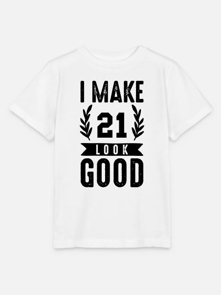 look good 21 - Stanley/Stella Kinder T-Shirt MINI CREATOR  - Weiß