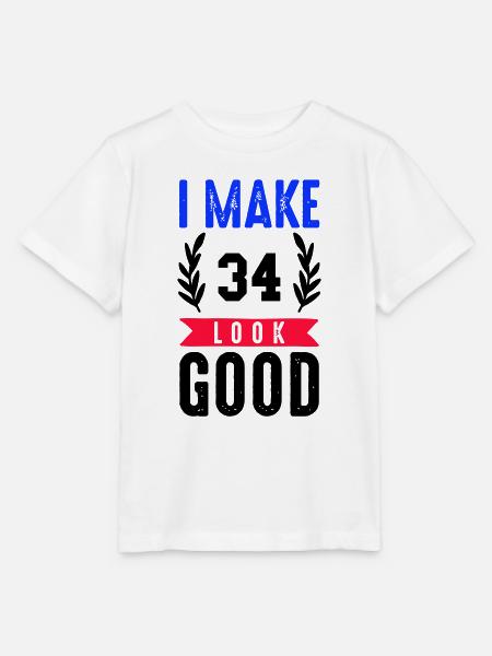 look good 34 - Stanley/Stella Kinder T-Shirt MINI CREATOR  - Weiß