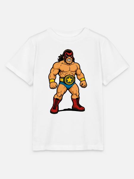 wrestler - Stanley/Stella Kinder T-Shirt MINI CREATOR  - Weiß