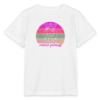 Unicorn Princess - Stanley/Stella Kinder T-Shirt MINI CREATOR  - Weiß - Vorne - Maike (125cm)