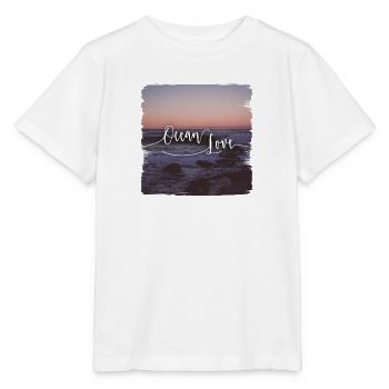 Ocean Lover - T-shirt bio MINI CREATOR Stanley/Stella Enfant - blanc - Devant - Maike (125cm)