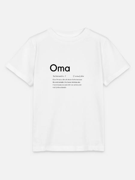 Definition Oma - Stanley/Stella Kinder T-Shirt MINI CREATOR - Weiß