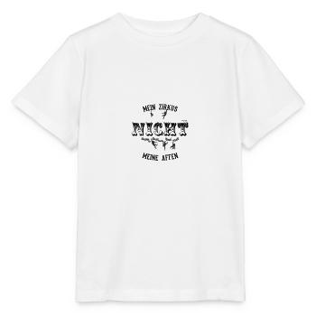 "Alte Bekannte" - Nicht mein Zirkus - Stanley/Stella Kinder T-Shirt MINI CREATOR  - Weiß - Vorne - Maike (125cm)